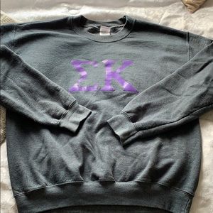 Sigma Kappa Letters Crew Neck